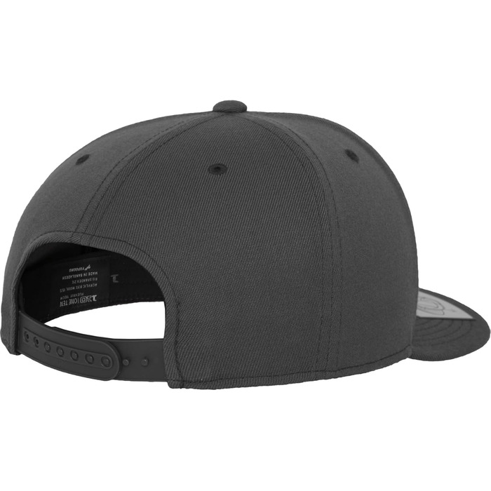 Кепка-снэпбек Flexfit для дорослих, регульований розмір, темно-сіра