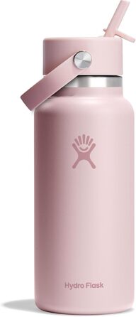 Фляга для води Hydro Flask 946 мл з соломкою та широким горлом - вакуумна, з нержавіючої сталі, без витоку