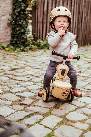 Біговел Scoot & Ride Highwaykick 1 Lifestyle Leopard з сидінням та контейнером для малюків