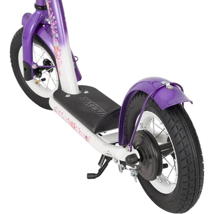 Дитячий самокат STAR SCOOTER з надувними колесами 10 дюймів, для хлопчиків і дівчаток від 4 років, класичний ролер, безпечне тестування