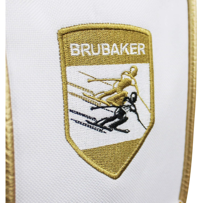 Чохол для лиж BRUBAKER Carver Pro St. Moritz, 1 пара, біло-золотий, 170 см