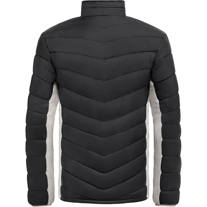 Зимова куртка Nebuus Genius для чоловіків (XXL, чорно-сіра)