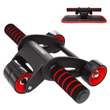 Ролер для пресу PROIRON: тренажер для пресу з килимком для колін. Ідеально для чоловіків та жінок.