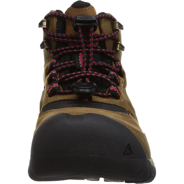 KEEN Ridge Flex Mid - водонепроникні трекінгові черевики для дітей, 29 EU, Bison Red Carpet