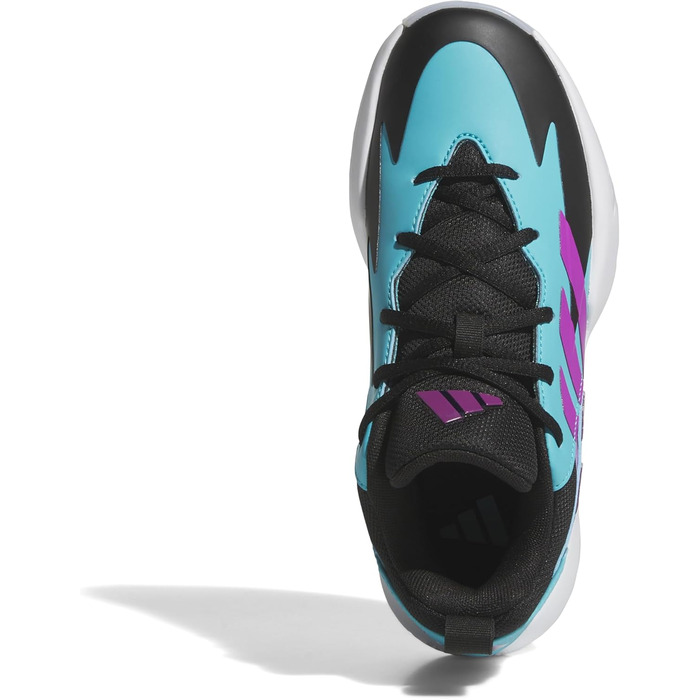 Кросівки баскетбольні adidas Cross 'Em Up Select Unisex, 40 EU, Lucid Cyan/Core Black/Purple Burst