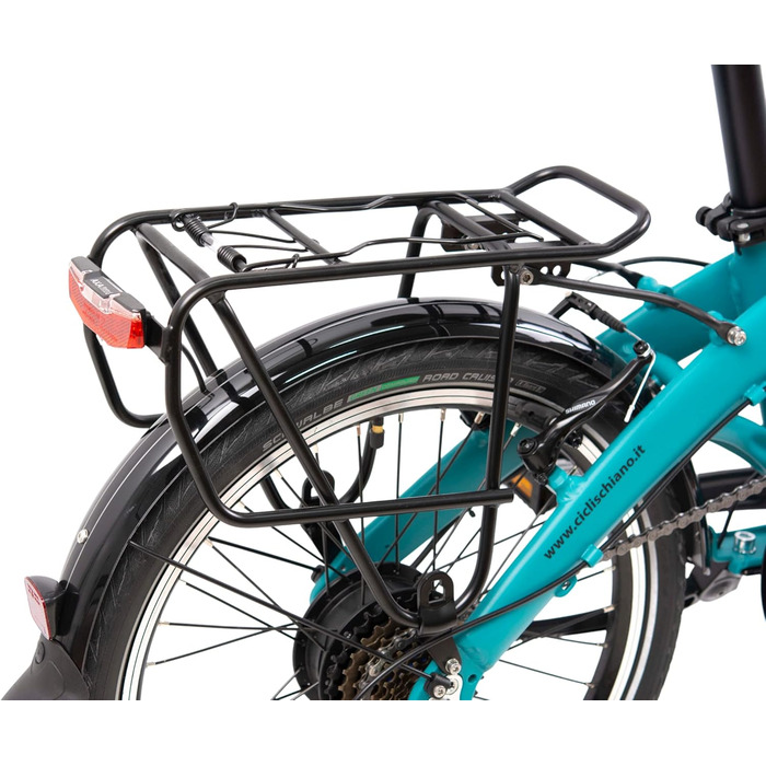 Електровелосипед F.lli Schiano Galaxy 20 дюймів, складаний, Shimano, для дорослих, до 25 км/год, чоловічий/жіночий, комфортний міський e-bike