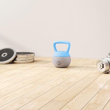 Гантель SportNOW Soft Kettlebell 10 кг з нековзним ручним захватом для тренувань у залі та дому