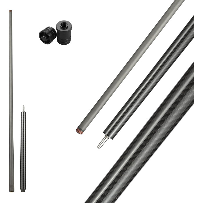 Кю Pool Cue Stick Crown ME з карбону, 20oz, для більярду (CJC01)