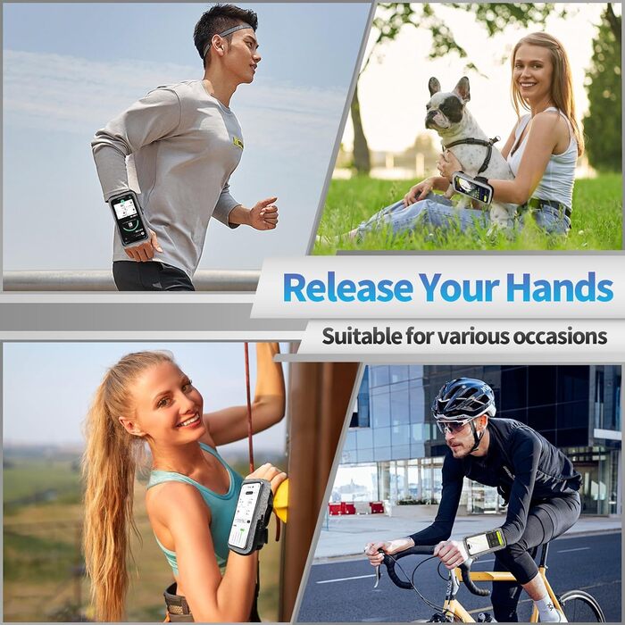 Спортивний браслет для телефону Guzack: надійна фіксація під час бігу та тренувань (2 в 1)