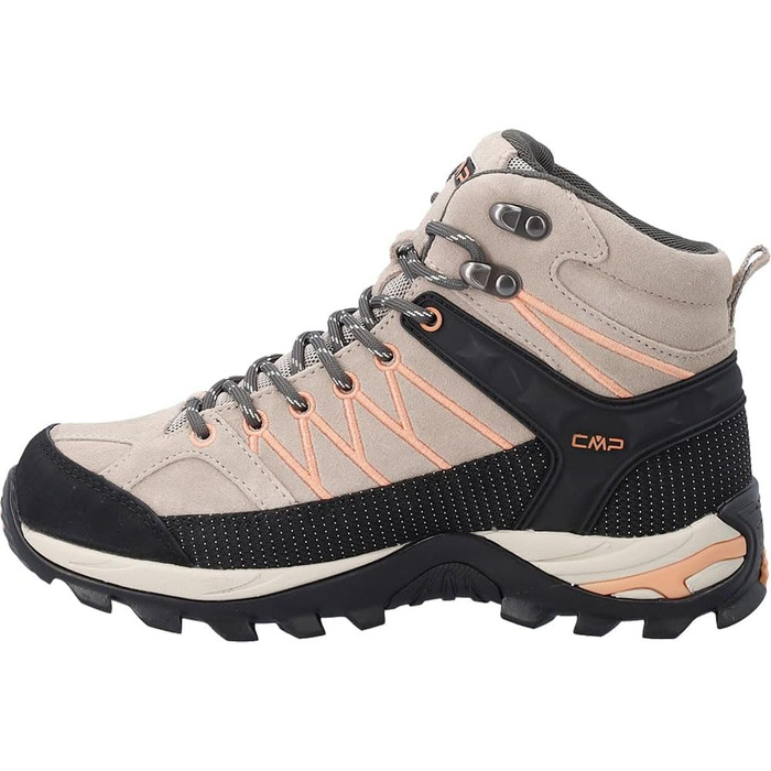 Жіночі трекінгові черевики CMP Rigel Mid Wmn WP, 40 EU, пісочно-лососевий колір