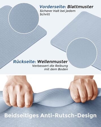 Килимок для йоги та фітнесу Narwhal: протиковзкий екологічний TPE мат для пілатесу та тренувань з ременем для перенесення