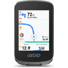Велокомп'ютер GEOID CC700 GPS бездротовий з кольоровим екраном 2.8
