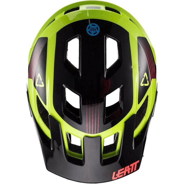 Дитячий велосипедний шолом Leatt MTB AllMtn 1.0 V22, лаймовий, XS (50-54 см)