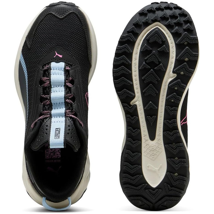 Дитячі кросівки PUMA Extend Lite TrailRoad для бігу та трейлраннінгу (48.5 EU, Puma Black Haute Tropic)