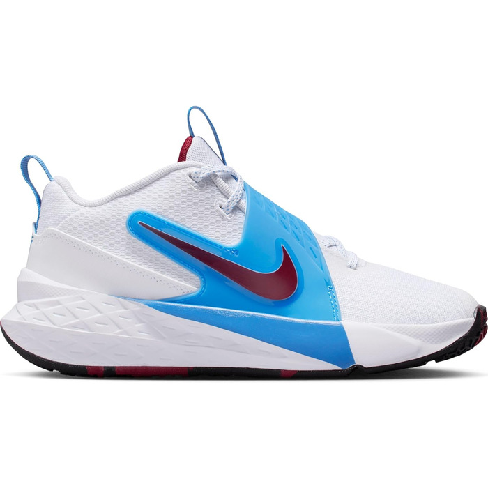 Кросівки баскетбольні Nike Team Hustle D 12 (36.5 EU) білі, червоні, сині