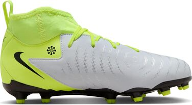 Дитячі футбольні бутси Nike Phantom Luna 2 Academy Mg для дітей та підлітків, 38 EU, металевий срібло, чорний, Volt