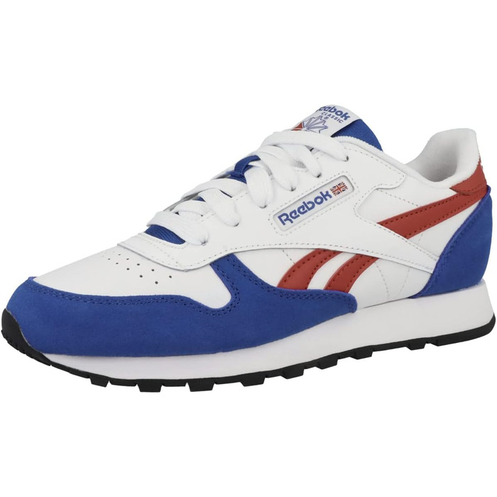 Кросівки Reebok Classic Leather для хлопчиків (36 EU, Vector Blue Ftwr White Vector Red)