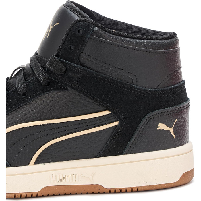 Жіночі кросівки PUMA Rebound Layup Mid - чорний/золотий (42.5 EU)