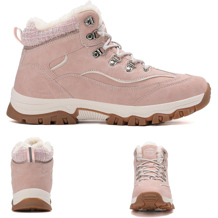 Чоботи зимові жіночі Arrigo Bello - тепла зимова взуття для роботи та прогулянок, розмір 36-41, колір рожевий