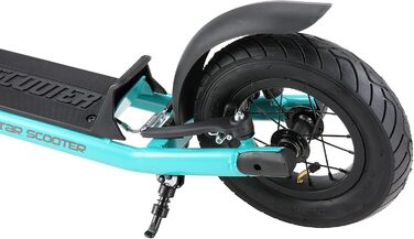 Дитячий самокат STAR SCOOTER з надувними колесами 10 дюймів, для дітей від 5 років, міський, регульована висота, нове покоління