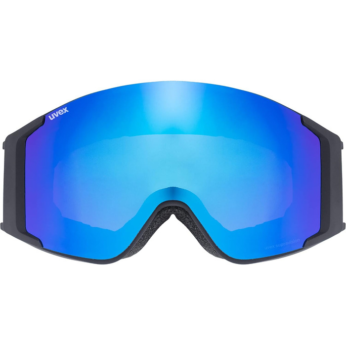 Гірськолижні окуляри uvex G.gl 3000 Unisex, матовий чорний / blue-lasergold lite, універсальний розмір