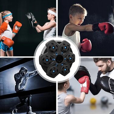 Розумний настінний бокс-тренажер Liteboxer з Bluetooth і музикою Sunshine Smile, для фітнесу, регулювання швидкості