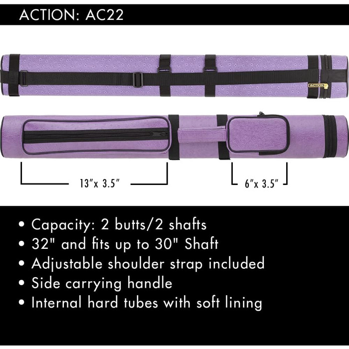 Чохол для навушників Queue з вінілу (2 кінці та 2 стержні) - Текстурований фіолетовий