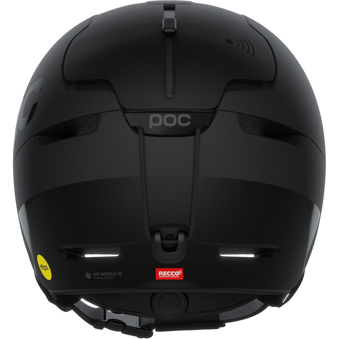 Гірськолижний шолом POC Obex BC MIPS з NFC-чіпом та RECCO, Uranium Black Matt, розмір XL-XXL (59-62 см)