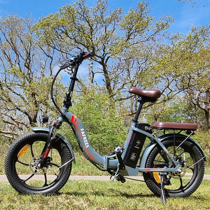 Електровелосипед Fafrees F20 Pro 20 дюймів складаний, 250Вт, акумулятор 36В 18Аг, запас ходу 70-150 км, Fatbike для міста, зелений, для дорослих, навантаження до 150 кг