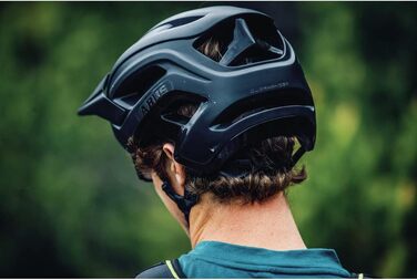 Велошолом ABUS Cliffhanger для MTB, великі вентиляційні отвори, система TriVider, для чоловіків і жінок, розмір L (57-61 см), сірий (chalk grey), для екстремальних трас