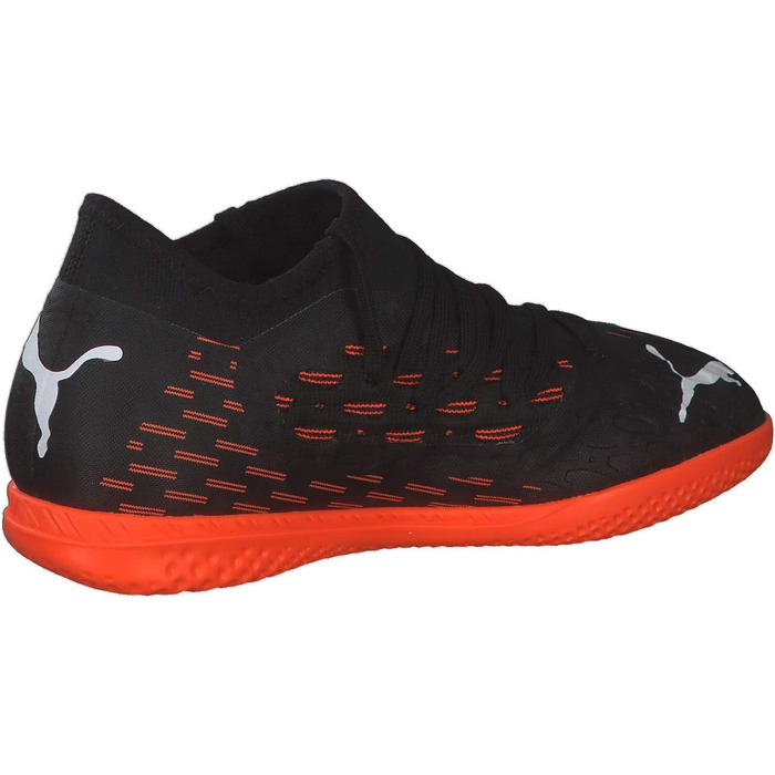 Дитячі футбольні бутси PUMA Future 6.3 Netfit It Jr - 32 EU (Чорний/Білий/Помаранчевий)