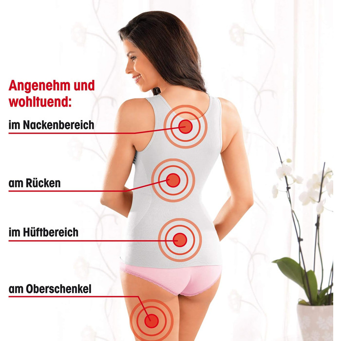 Масажне сидіння VITALmaxx з підігрівом для спини та шиї | Масажна підстилка, м'яка та комфортна для крісла чи крісла | 5 програм масажу з 4 різними типами масажу