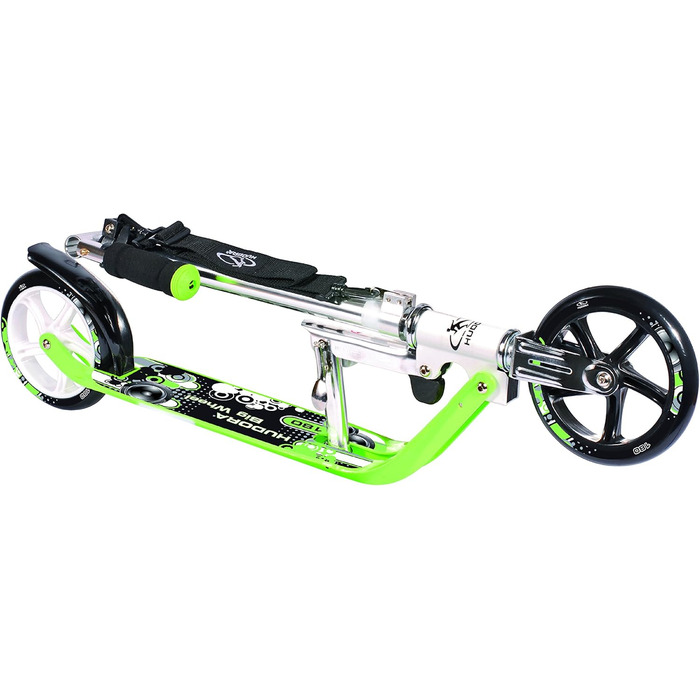 Самокат HUDORA Big Wheel 180, складаний міський, зелений, модель 14745