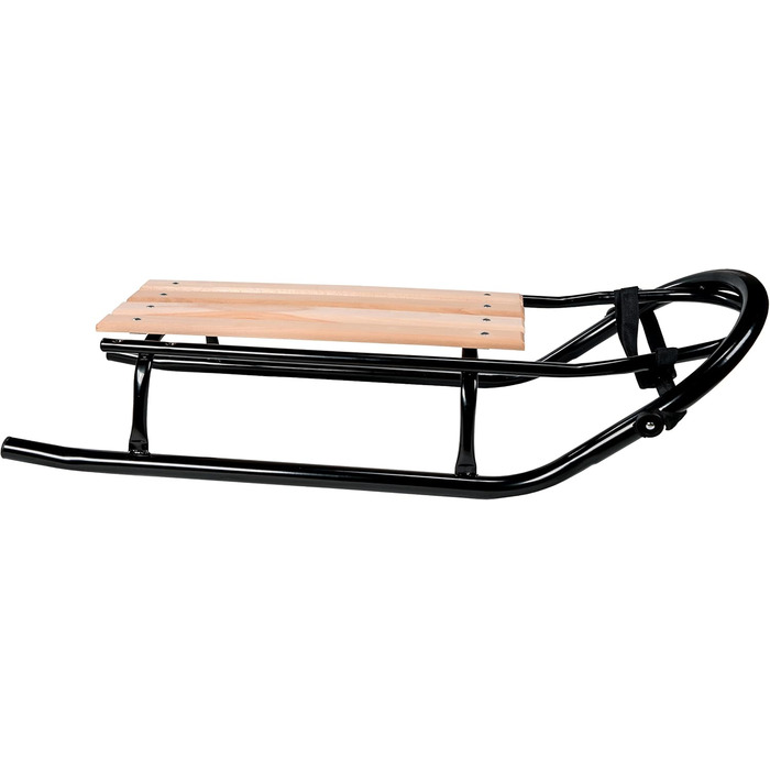 Металевий санний візок Oslo з підніжкою, спинкою та ременями безпеки для дітей та дорослих. Макс. вантажопідйомність 120 кг