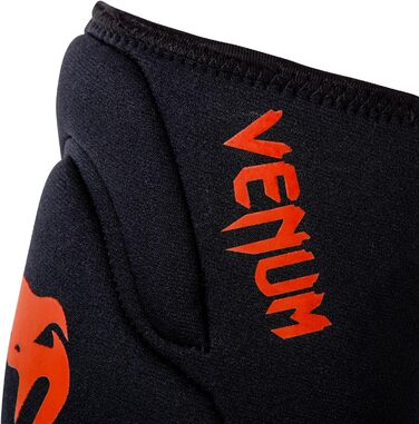 Наколінники Venum Kontact XS чорний/сріблястий для захисту колін