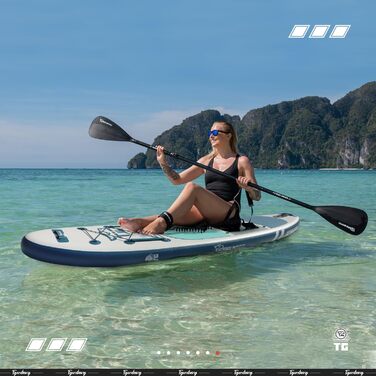 Надувний SUP-борд TIGERXBANG Defender Pro, 320 см, блакитний