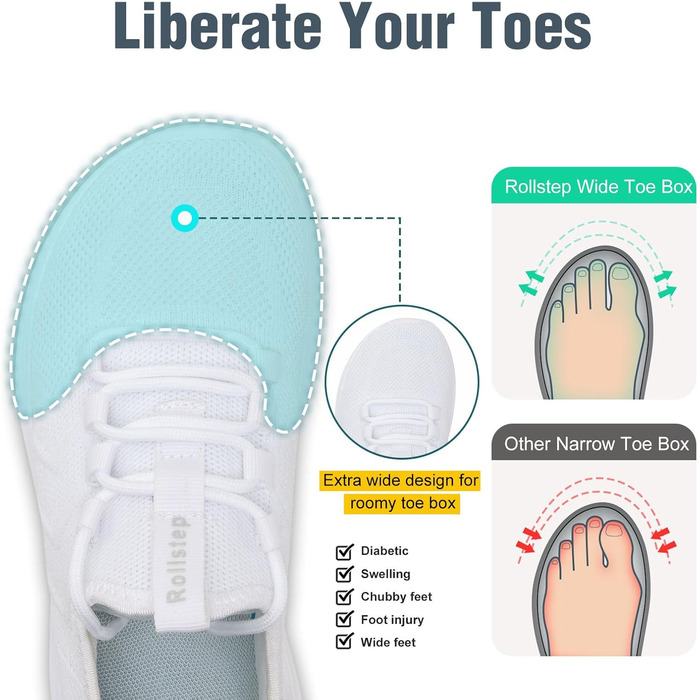 Жіночі кросівки з широкою колодкою та повітряною подушкою для бігу, тренувань, занять у залі, ходьби та тенісу. Легкі, дихаючі, з підтримкою склепіння стопи (36 EU, білий)