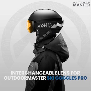 Змінна лінза для лижної маски OutdoorMaster PRO, 10+ кольорів