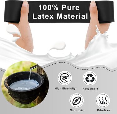 Гума для фітнесу, еластична стрічка для силових тренувань, йоги та пілатесу, 3 шт.