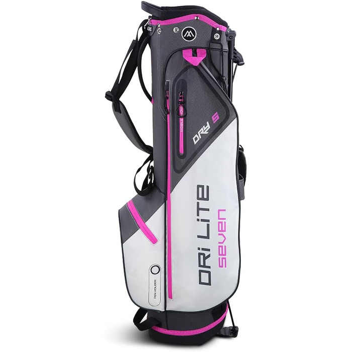 Сумка для гольфу Big Max Dri Lite Seven 2024 - чорно-фуксія-біла