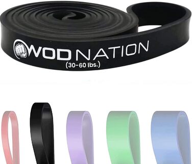 Петля для підтягувань WOD Nation 41 дюйм – еспандер-стрічка для підтягувань, кросфіту, фітнесу, розтяжки, мобільності