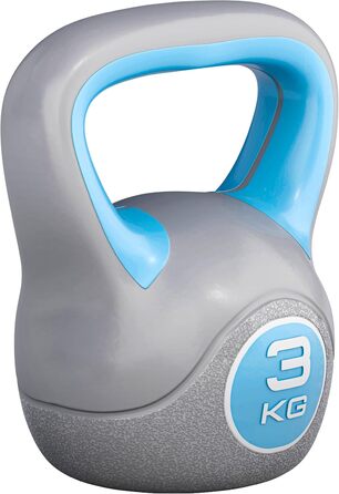 Kettlebell GORILLA SPORTS з пластика 2-20 кг – гиря для фітнесу, силових тренувань, різна вага, окремо або в наборі, з/без підставки