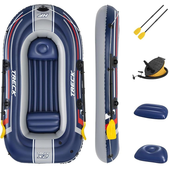 Надувний човен Bestway Hydro-Force 255x127 см з насосом і веслами