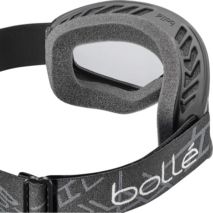 Окуляри для сноуборду та гірськолижного спорту Bollé FREEZE & PLUS чорні матові - захист від запотівання, подвійний екран, вентильований каркас Vermillon Kat 0 Vermillon Clear