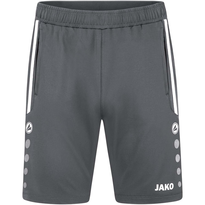 Чоловічі тренувальні шорти JAKO Around (XXL, Anthra Light) для спорту та фітнесу