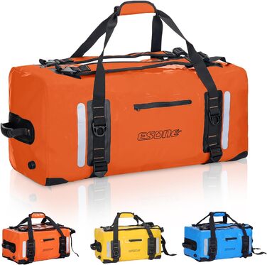 Водонепроникний рюкзак ESONE 90L для каякінгу та подорожей (Orange)