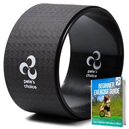 Ролер для йоги з широкою поверхнею, комплект для початківців. Широкий, зручний, стабільний ролер для спини. Покращує поставу, мобільність. Ідеальний для домашніх тренувань. Знімає напругу.