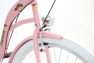 Стильний жіночий велосипед 28'' Shimano 7 швидкостей, рожевий, легкий та комфортний