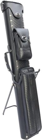 Billardqueue-Koffer Champion Sport Co 2x4 Premium: для київ, 2 насадки, 4 ручки, чорний, з підставкою