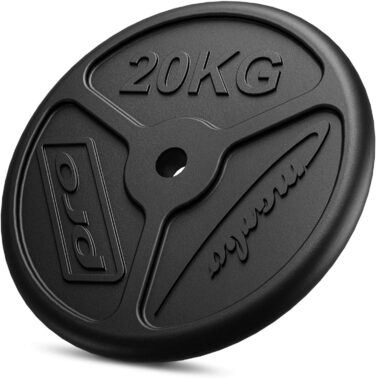 Набір гантельних дисків Marbo Sport Slim Guss, 2×25 кг, чавун, отвір 30/31 мм, для штанги та гантелей, вироблено в ЄС